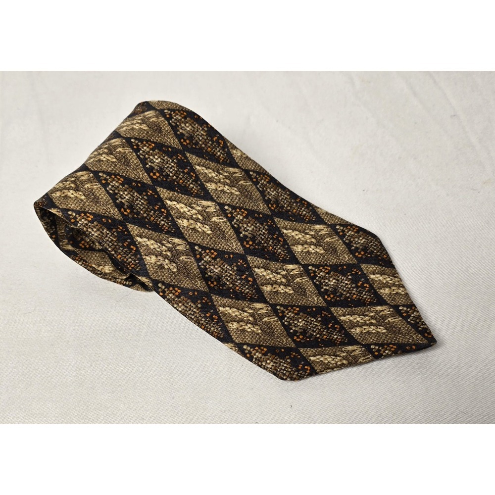 Ermenegildo Zegna 100% Silk Tie Made‎ in Italy Dress